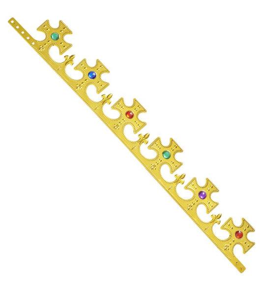 GOLDENE KÖNIGSKRONE MIT EDELSTEINEN Gold