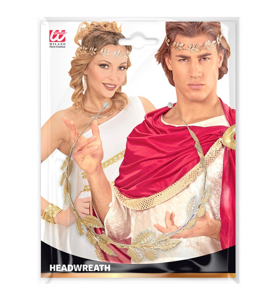 Goldener Lorbeerkranz als elegantes Fasnacht-Accessoire
