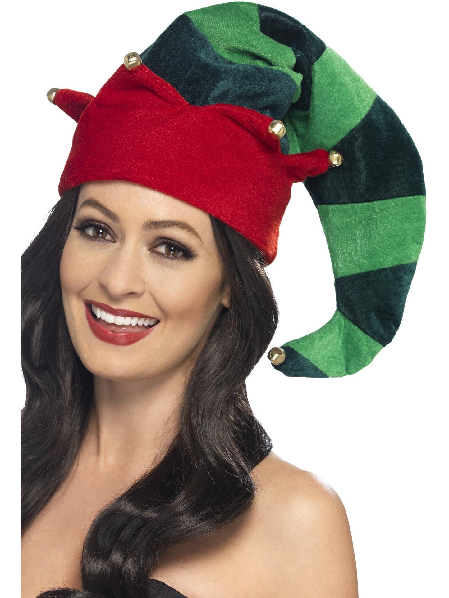 Smiffys Plush Elf Hat, Green für Herren