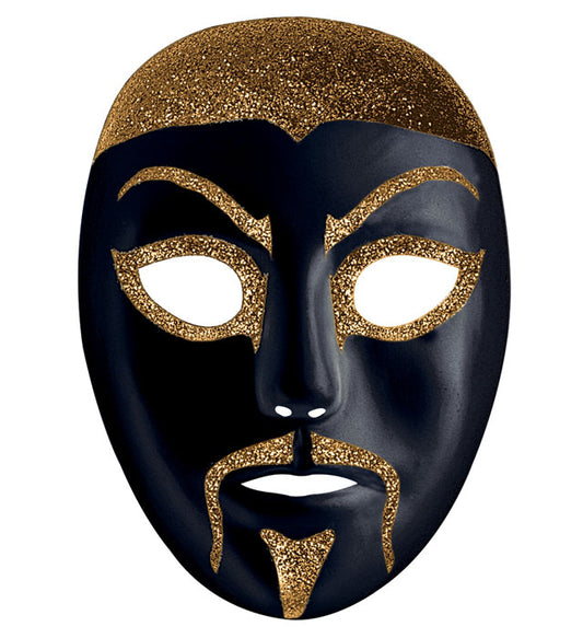 Chinesische Fasnachts-Maske aus Kunststoff in zwei Farben