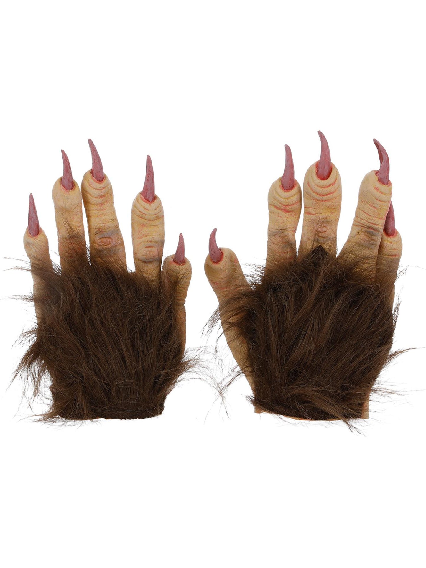 Smiffys Beast / Krampus Demon Gloves, Brown AC für Herren