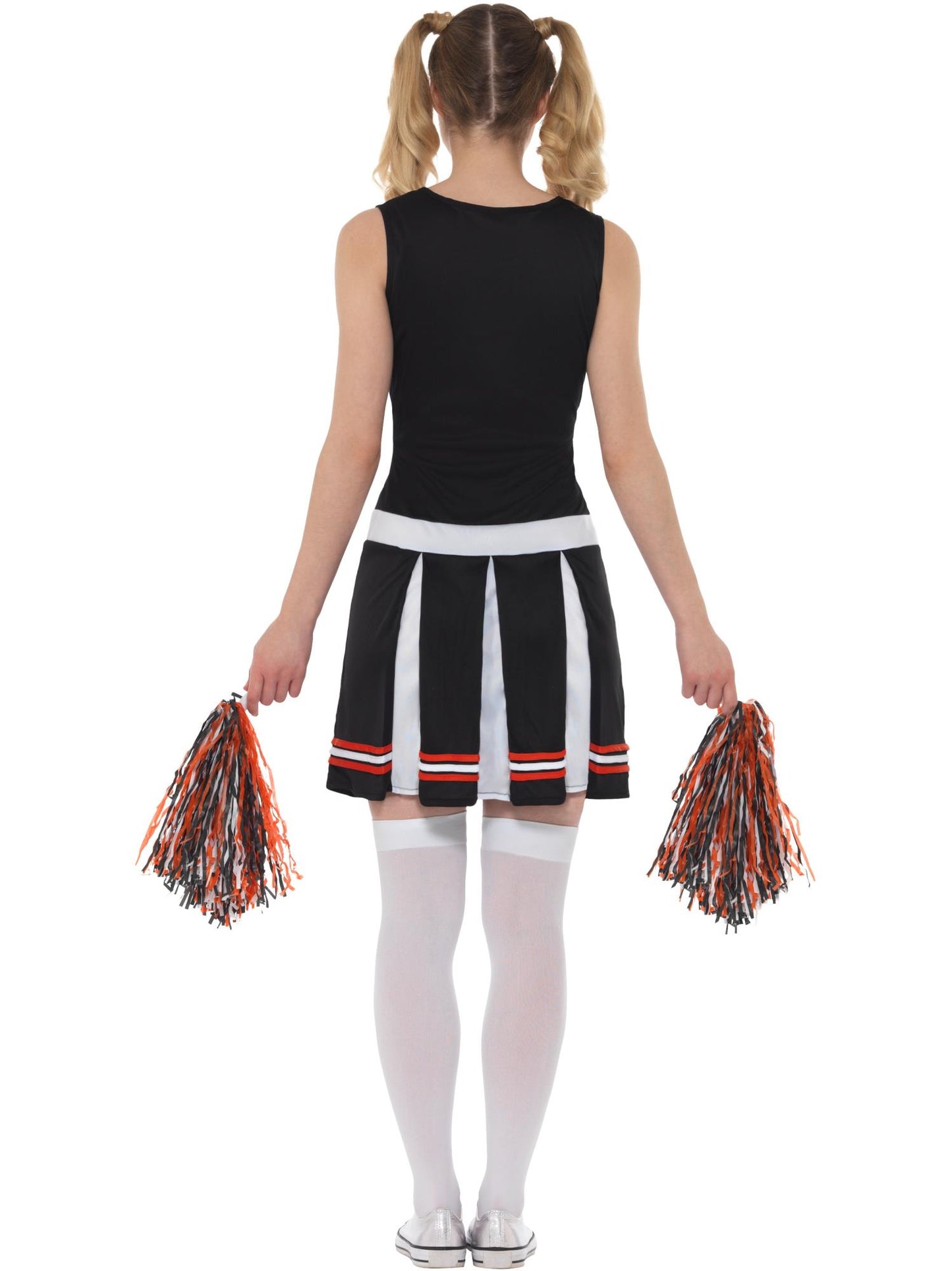 Smiffys Cheerleader Costume, Black CS für Damen