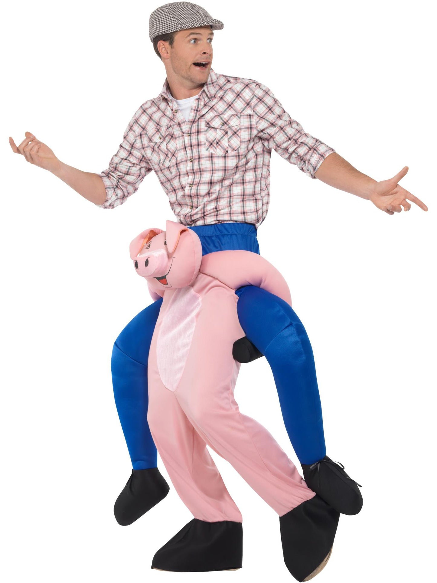 Smiffys ANIMAL Piggyback Pig Costume, Pink CS für Unisex