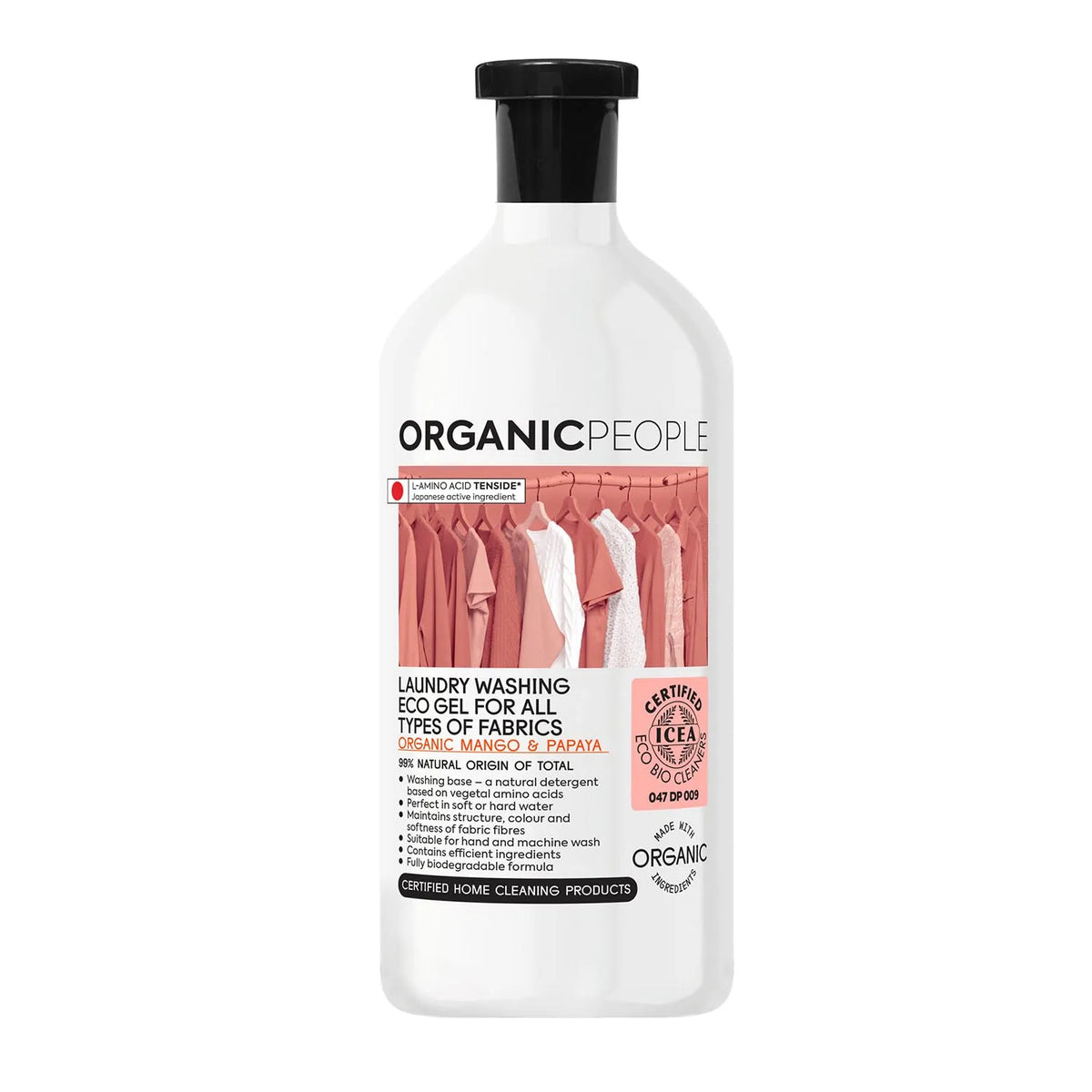 Organic People Mango und Papaya Waschgel für alle Textilien 200 ml