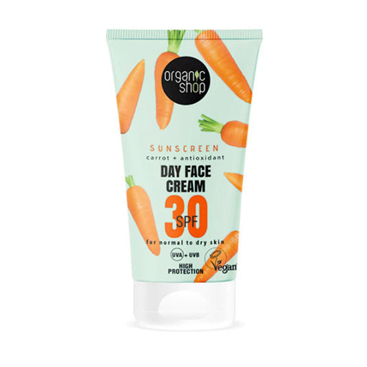 ORGANIC SHOP ORGANIC SHOP Carrot Tagescreme Gesicht mit SPF 30 50 ml Kosmetik