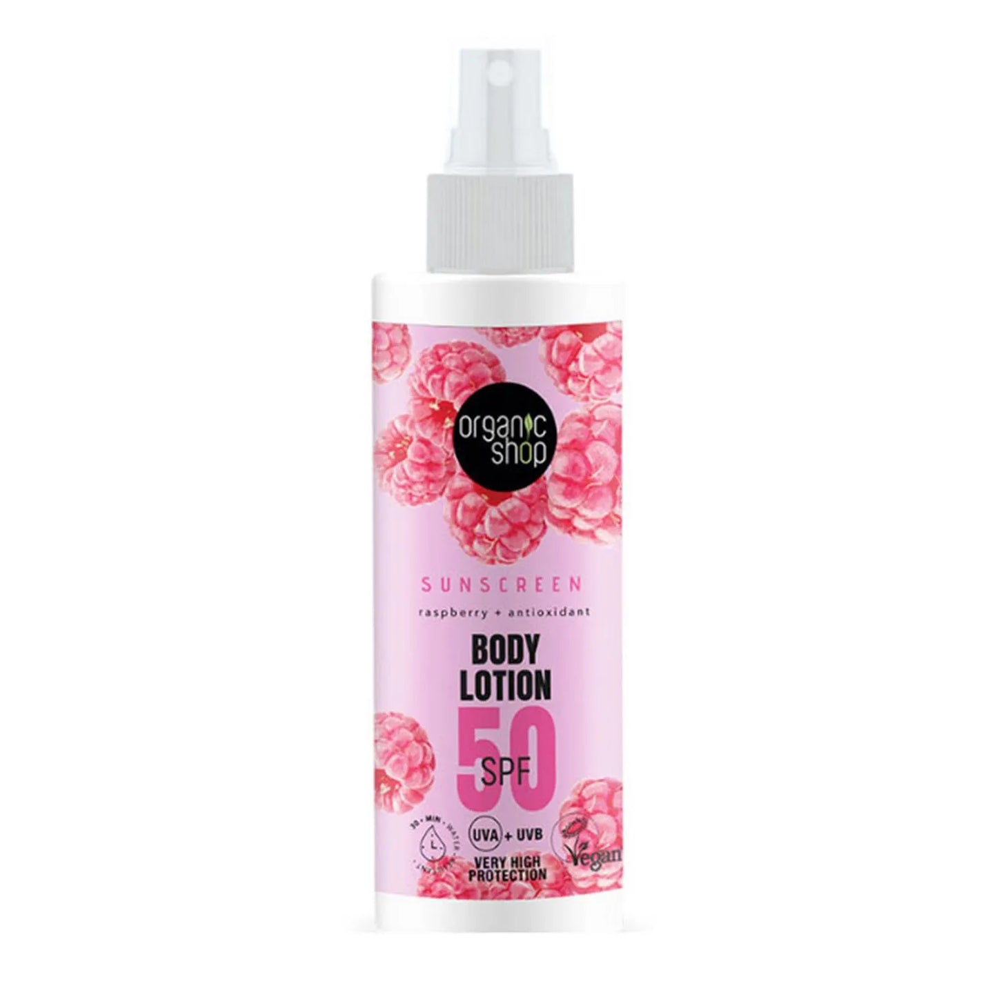 ORGANIC SHOP ORGANIC SHOP Raspberry Körperlotion SPF 50 150 ml Kosmetik