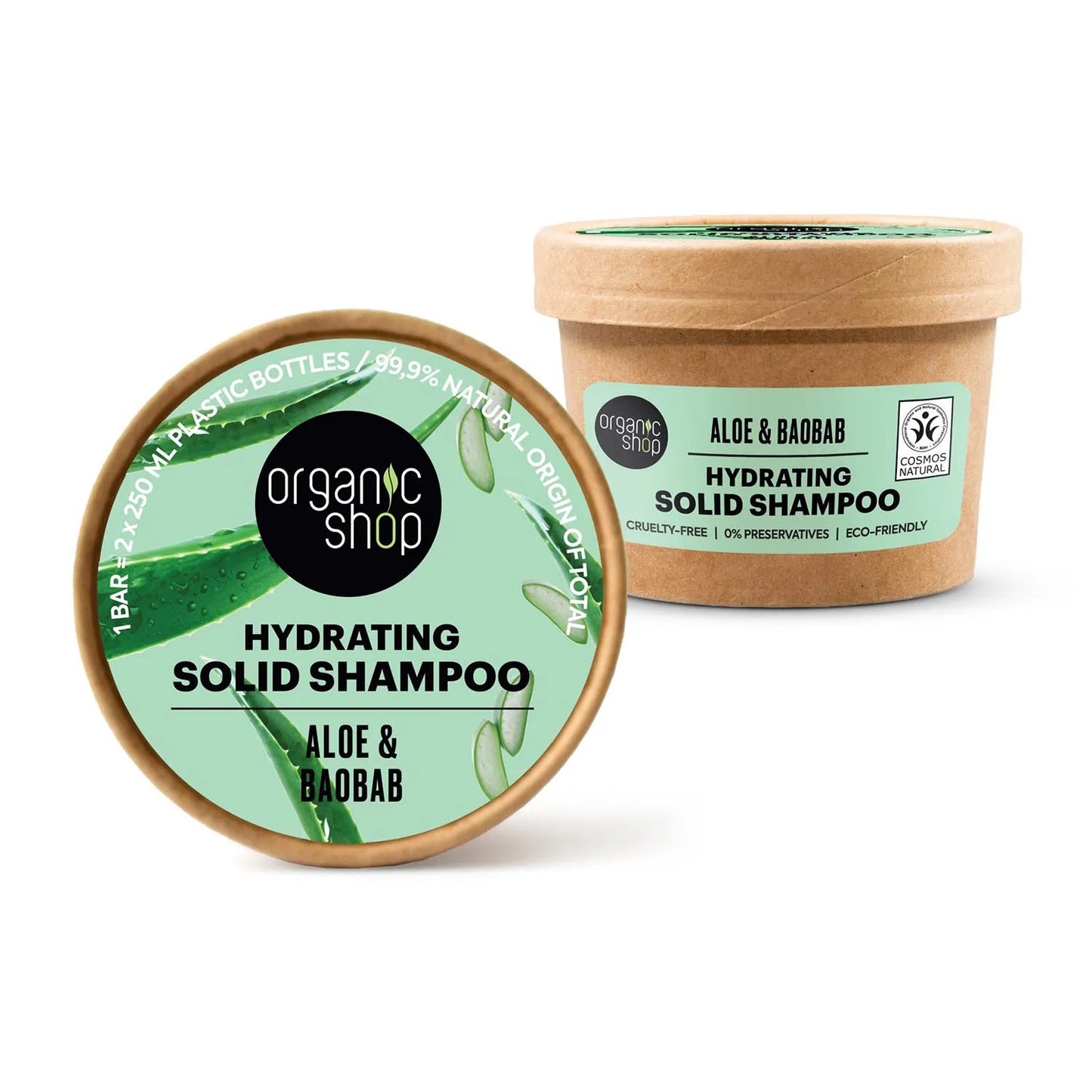 ORGANIC SHOP ORGANIC SHOP Aloe Feuchtigkeitsspendendes festes Shampoo 60 g Kosmetik