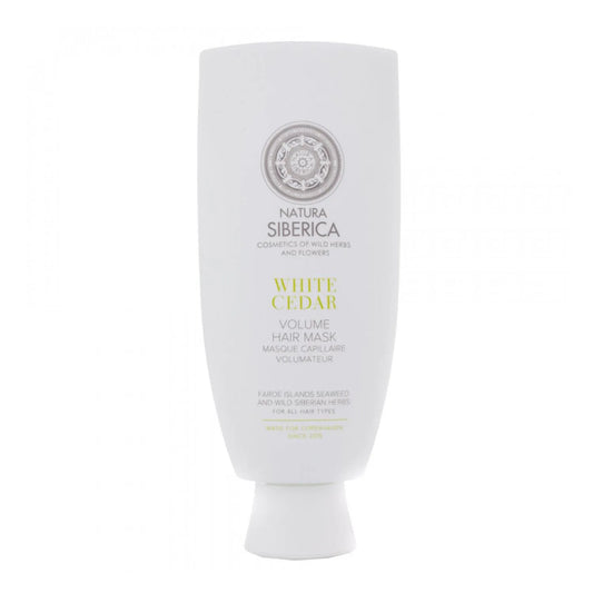 NATURA SIBERICA White Cedar Mascarilla Capilar Haarmaske 400 ml Verpackung und Produkt