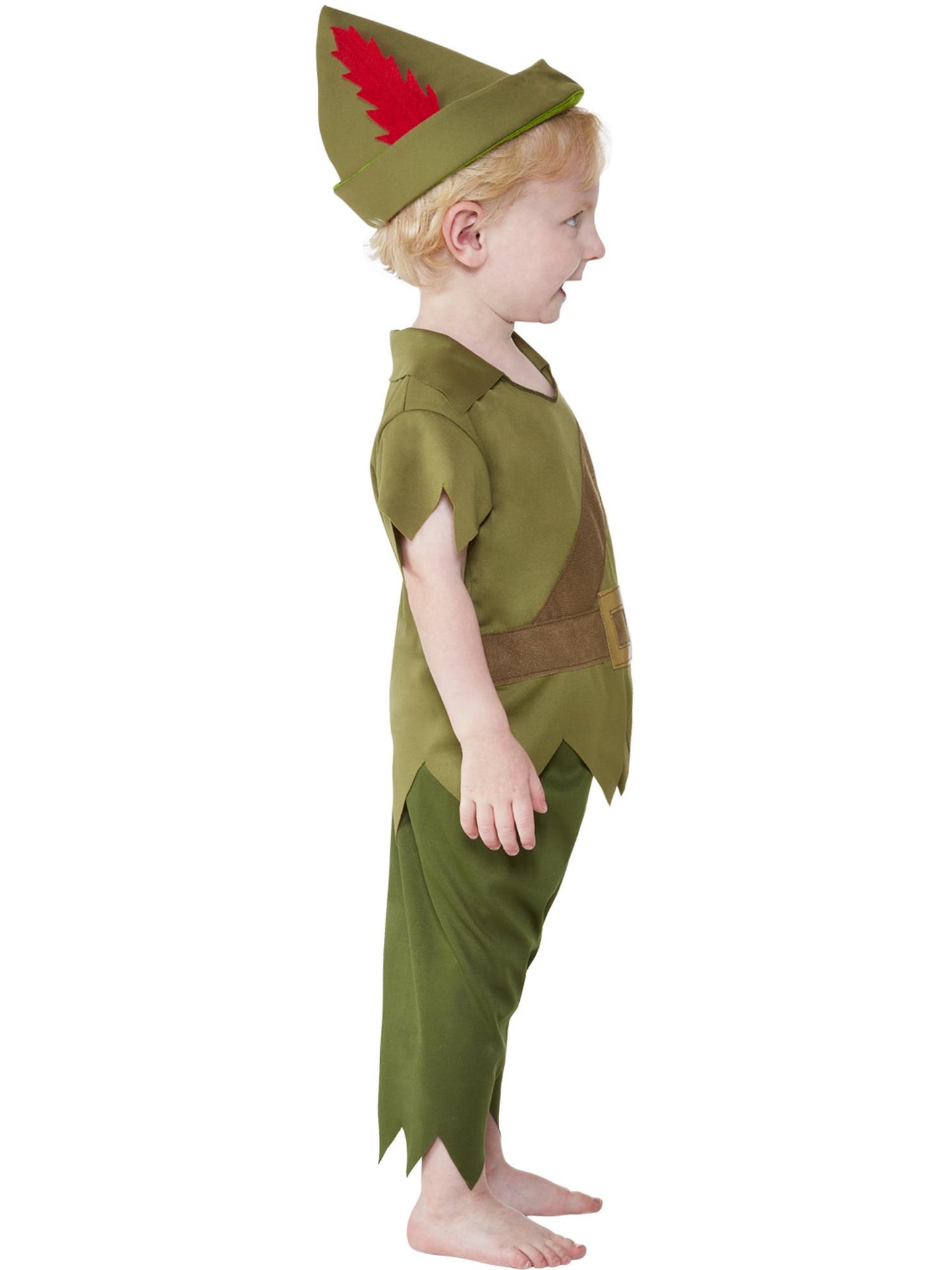 Smiffys ROBINHOOD Toddler Robin Hood Costume, Green & Brown CS für Jungen