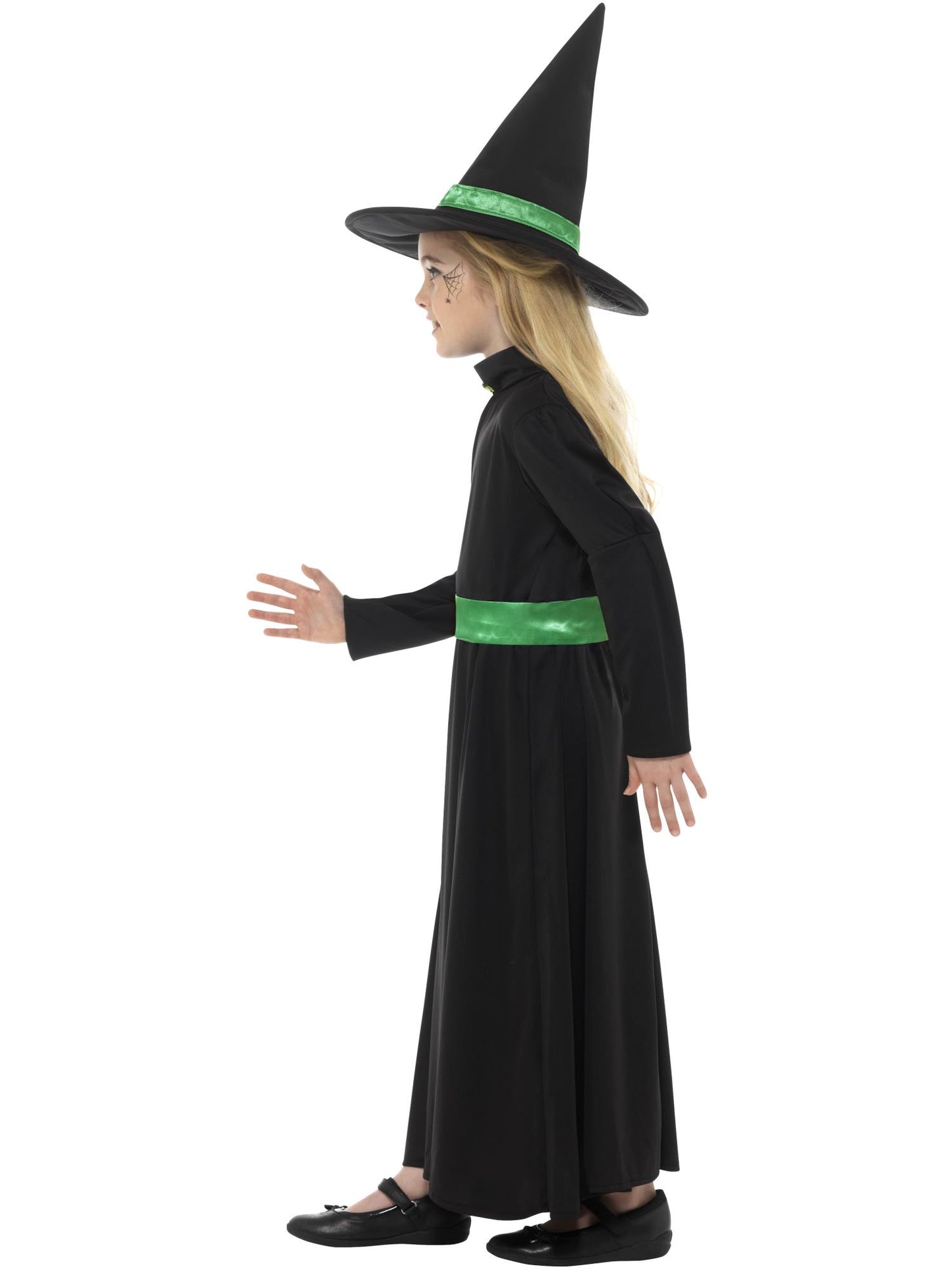 Smiffys Wicked Witch Costume, Black CS für Mädchen
