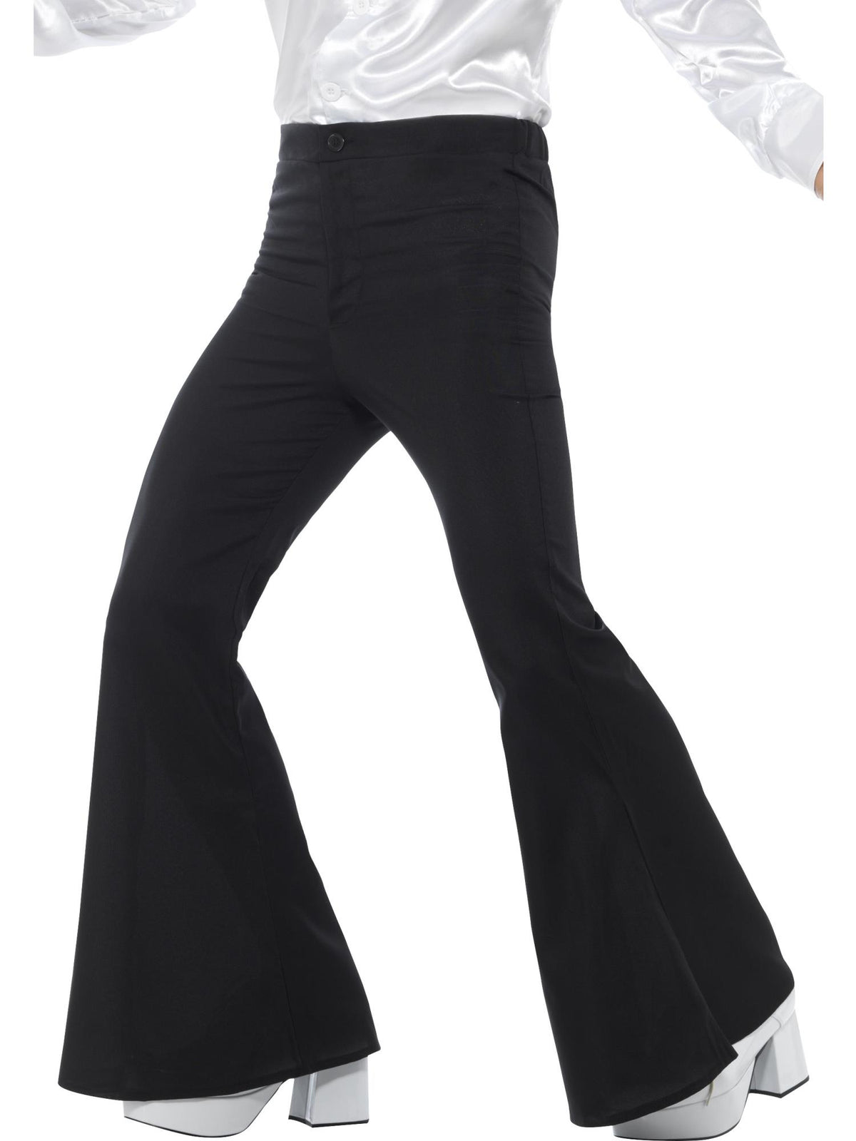 Smiffys schwarze 1960s Flared Trousers für Herren