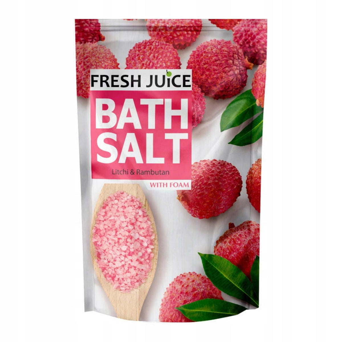 Fresh Juice, Litchi & Rambutan, Regeneration, Badesalz, 500 g
