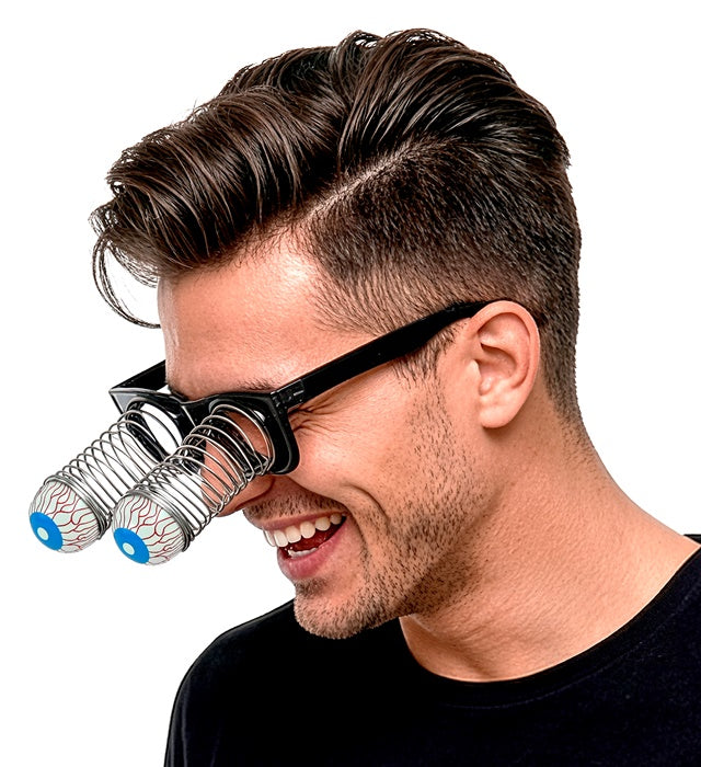 Schock-Brille mit gruseligem Design für Fasnacht und Halloween