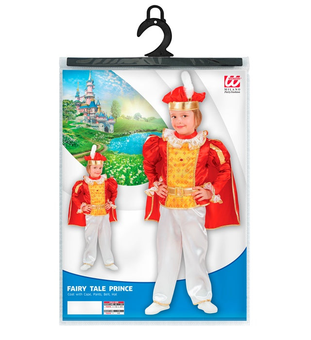Märchenprinz Kostüm mit Umhang, Hose, Gürtel und Hut für Fasnacht und Karneval