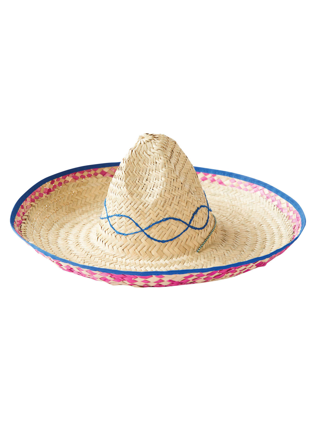 Rubies Embroiderd Straw Sombrero Hut