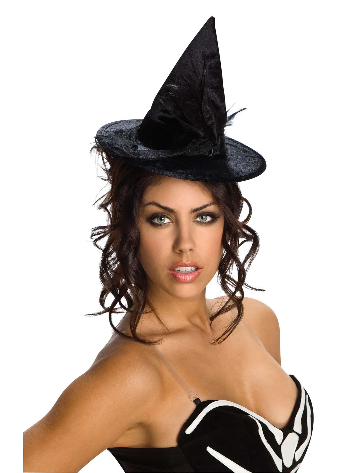 Rubies BLK MINI VELOUR WITCH HAT Kostümzubehör