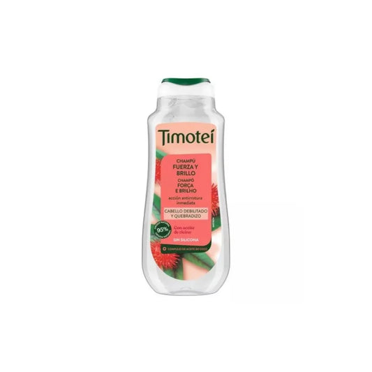 TIMOTEI TIMOTEI Shampoo Fuerza y Brillo mit Rizinus- und Kokosöl für schwaches Haar 300 ml Kosmetik