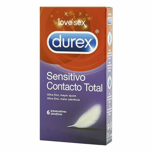 Kondome Durex Sensitivo Contacto Total 6 Stücke 1 Stücke