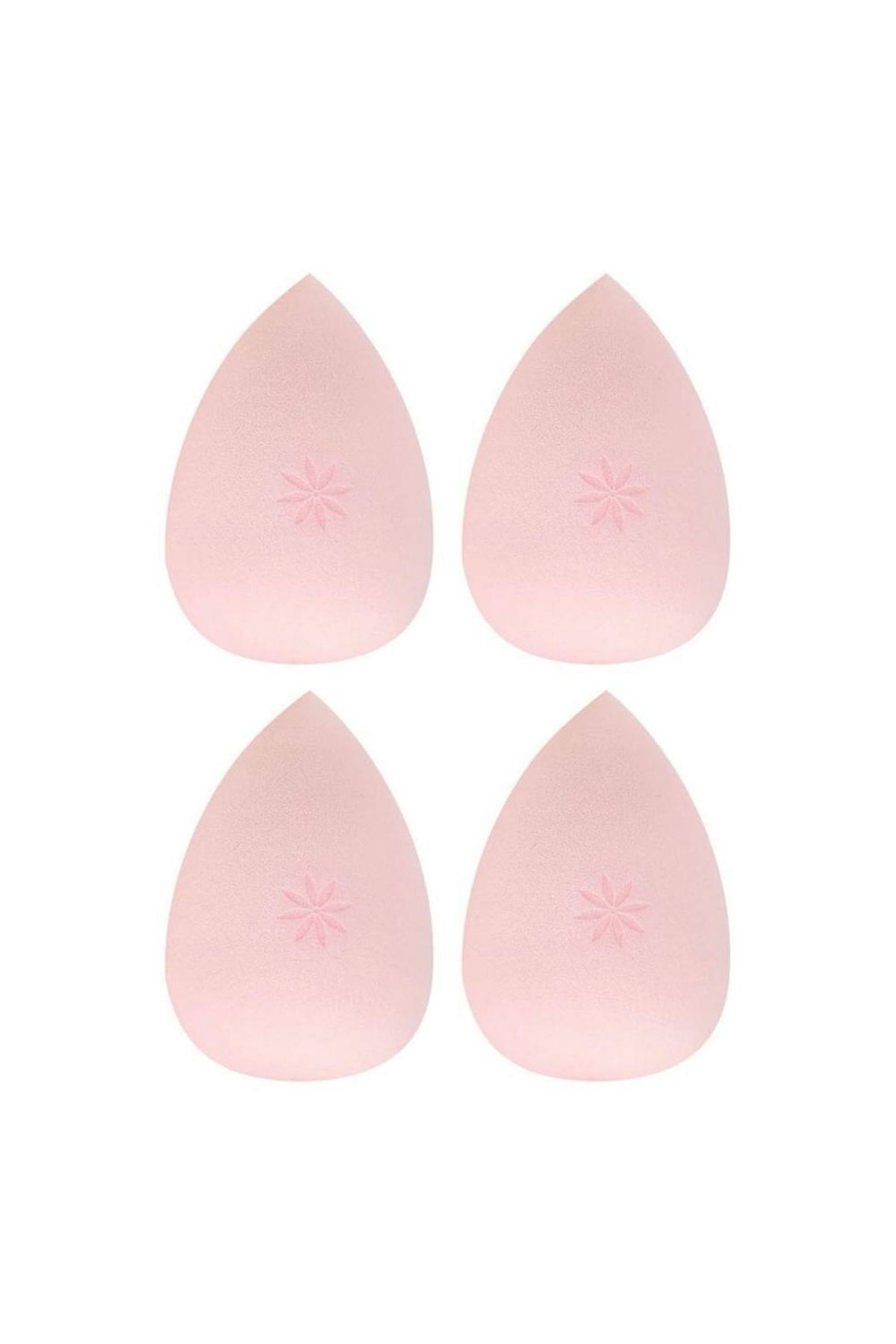 Set, Brushworks, Brushworks, Makeup Sponge, Pink, 4 pcs