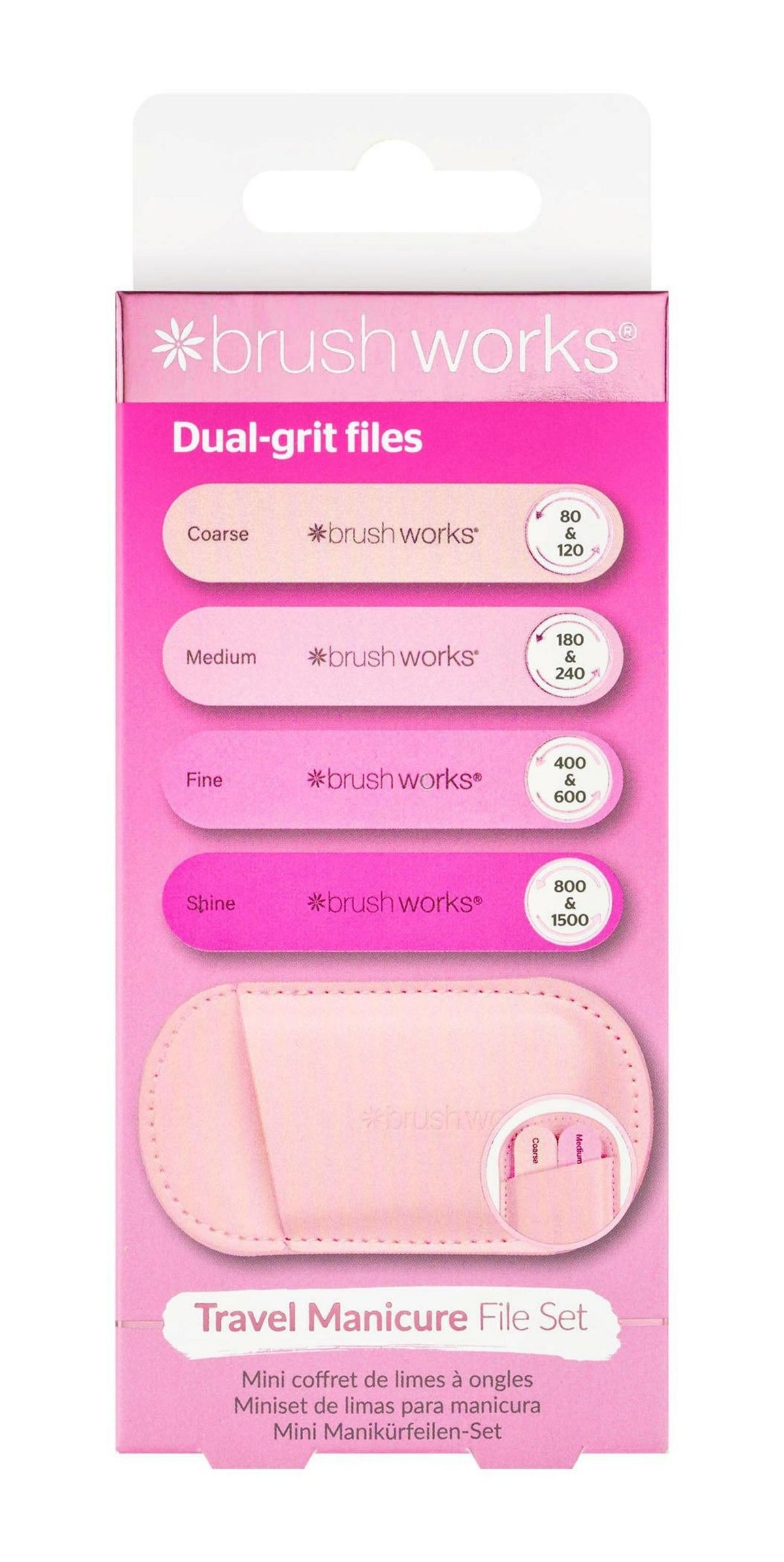 Set, Brushworks, Brushworks, Nail File, 5 pcs