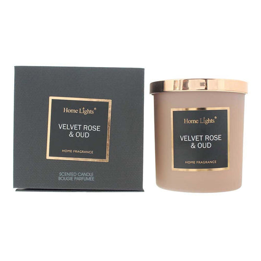 Home Lights Home Lights, Velvet Rose & Oud, Duftkerze, 215 g Regular