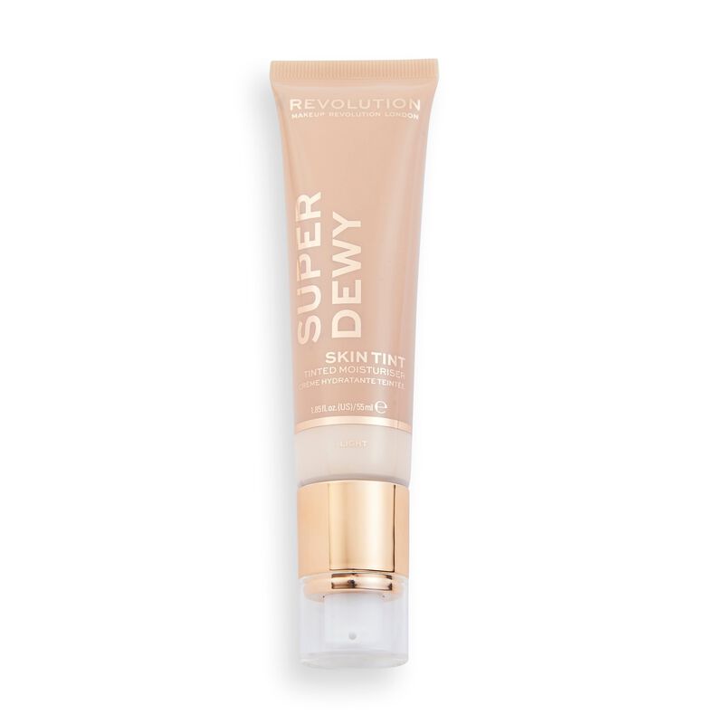 Makeup Revolution, Superdewy, Taufrisches Finish, Getönte Feuchtigkeitscreme, Licht, 55 ml