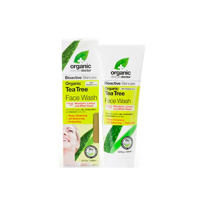DR. ORGANIC DR. ORGANIC Tea Tree Face Wash 200 ml Gesichtsreinigung Kosmetik