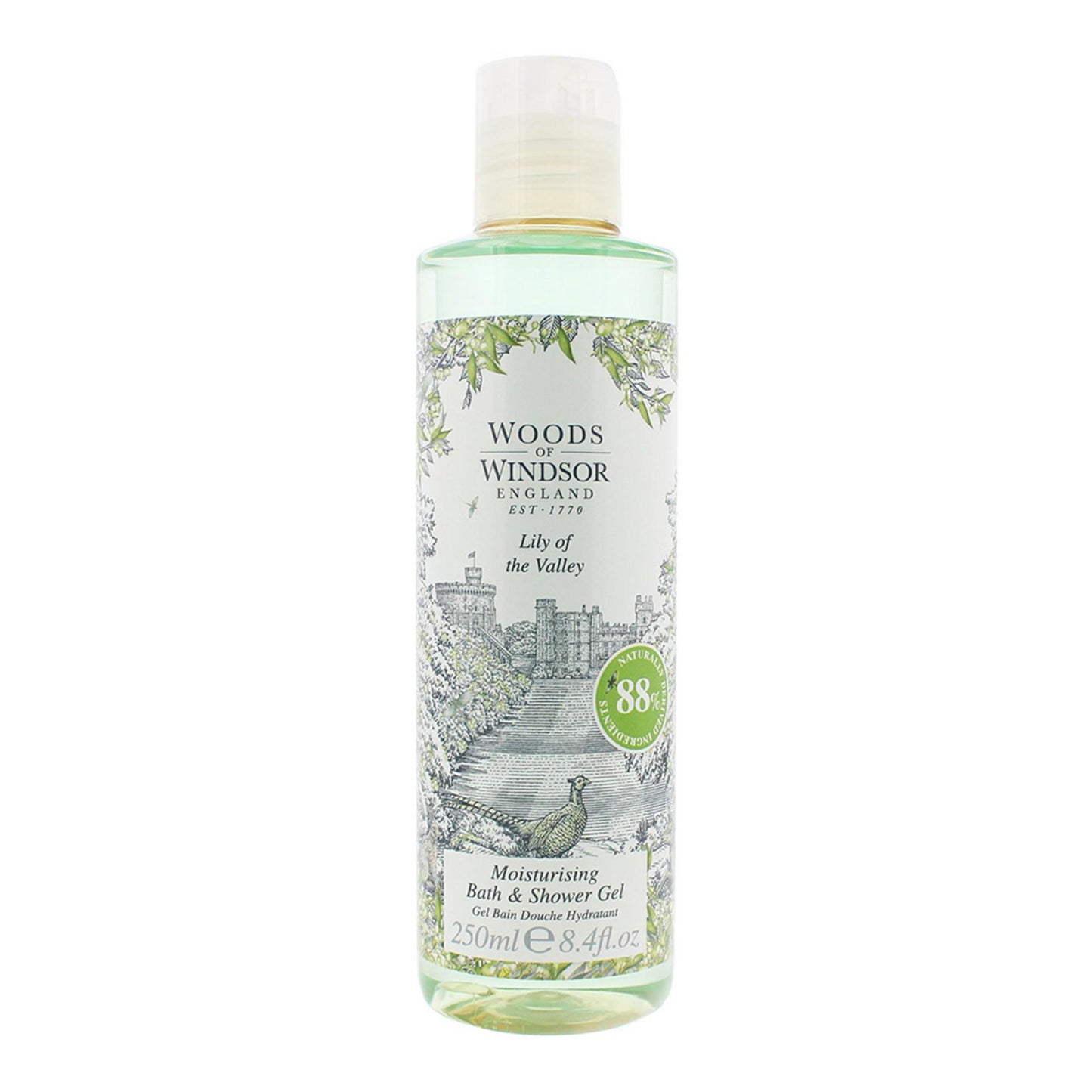 Woods Of Windsor, Lily Of The Valley, Feuchtigkeitsspendend, Duschgel, Für alle Hauttypen, 250 ml