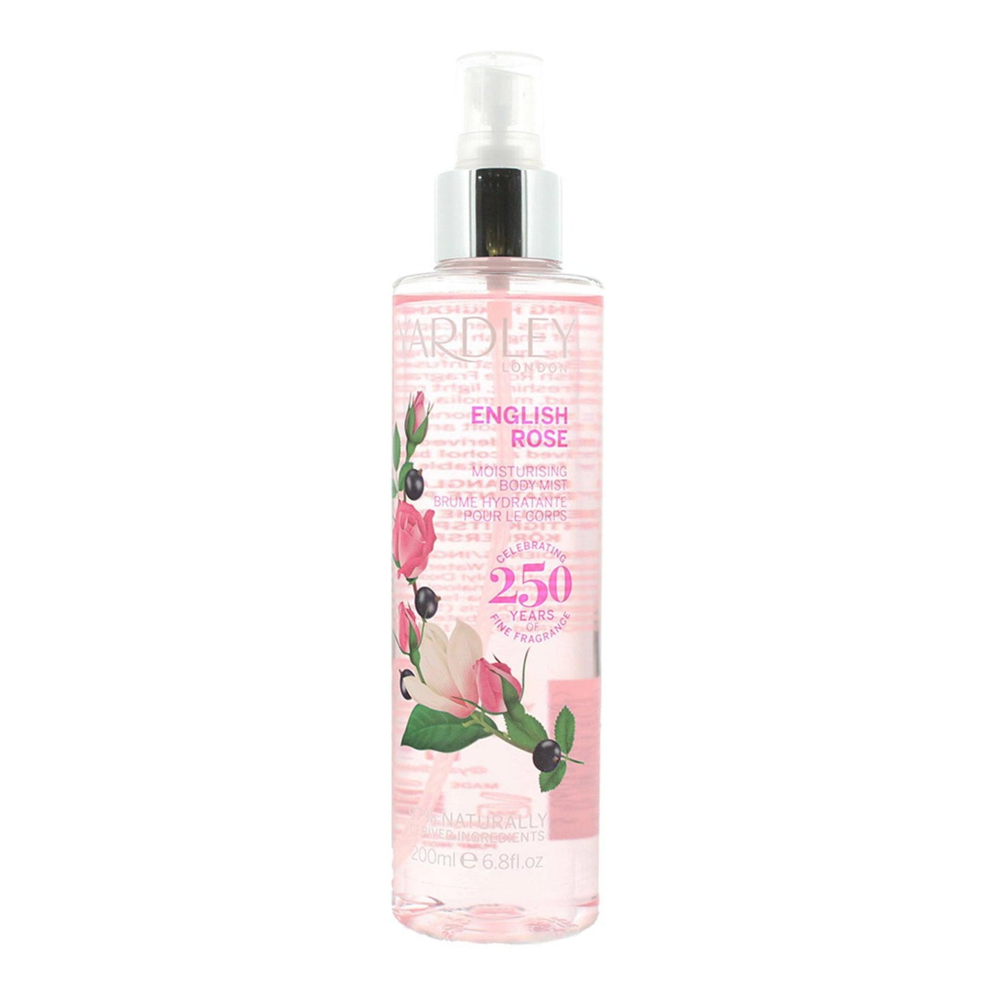 Yardley, English Rose, Duftspray, Für Frauen, 200 ml