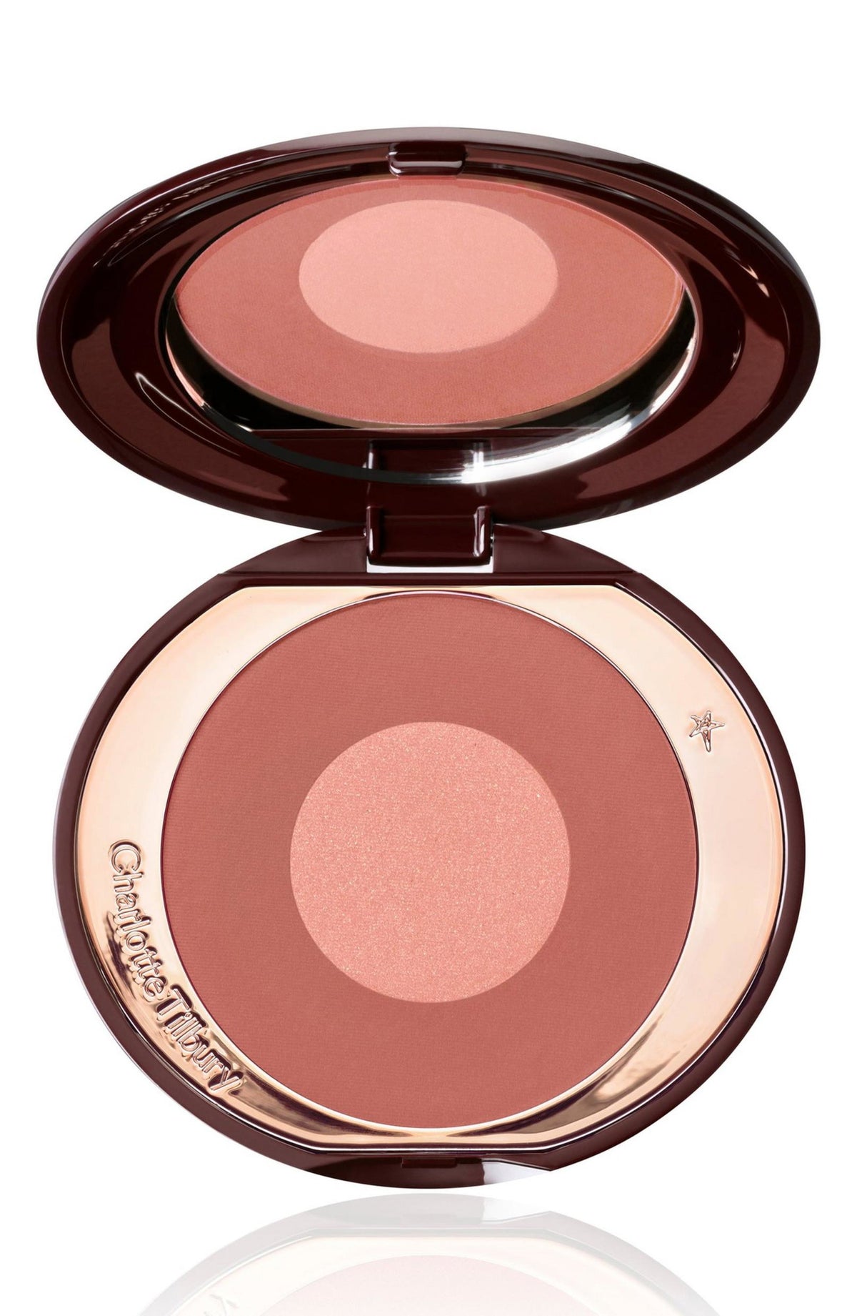 Charlotte Tilbury, Cheek To Chic Swish And Glow, Strahlend, Rouge-Puder, Kopfkissen-Gespräch, 8 g