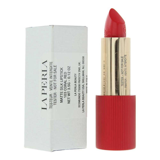 La Perla La Perla, Matte Silk, Matt, Creme-Lippenstift, 103, Korallenrot, 3.5 g *Tester