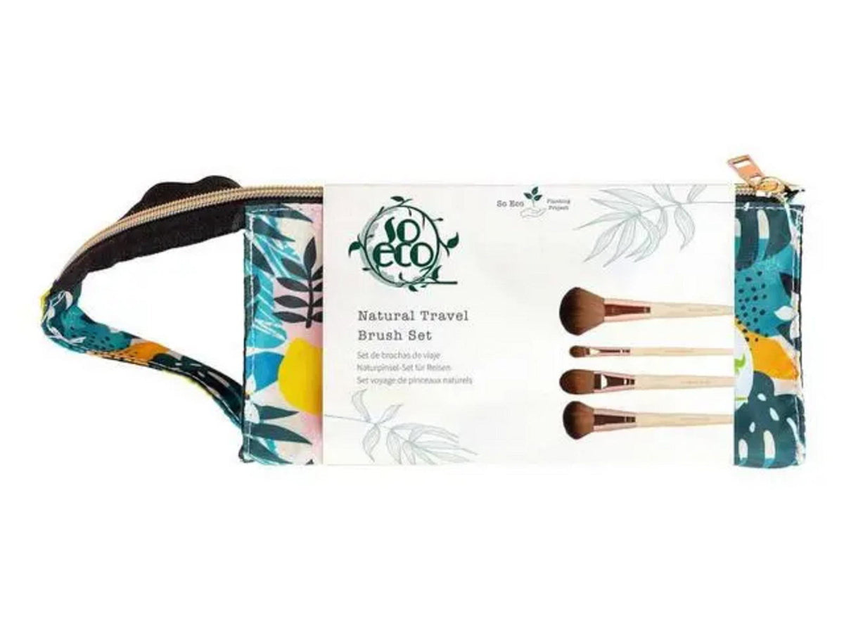 Set, Brushworks, So Eco, Multi Face Brush, 4 pcs