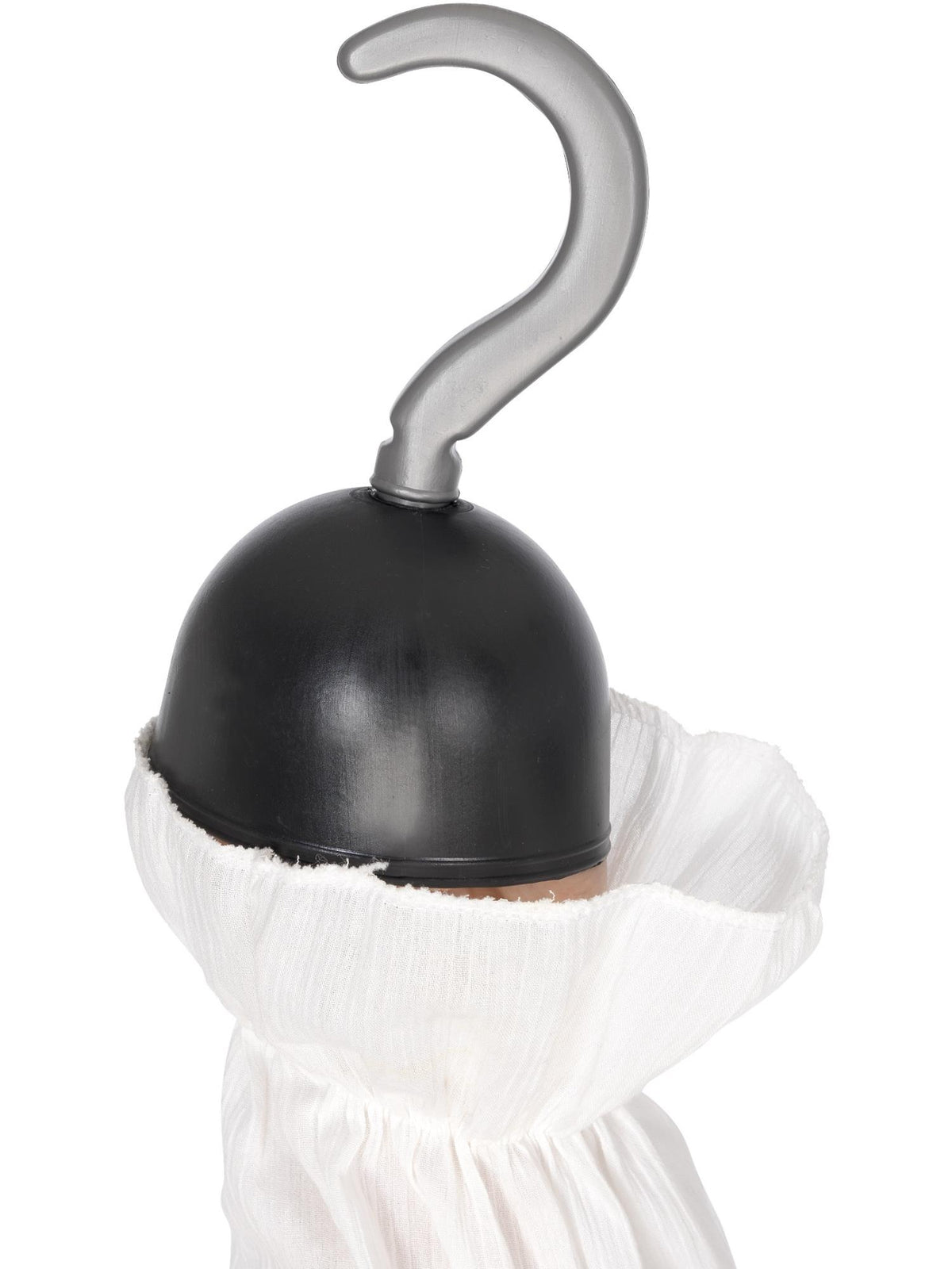 Smiffys Pirate Hook schwarzer Piratenhaken aus PVC für Erwachsene