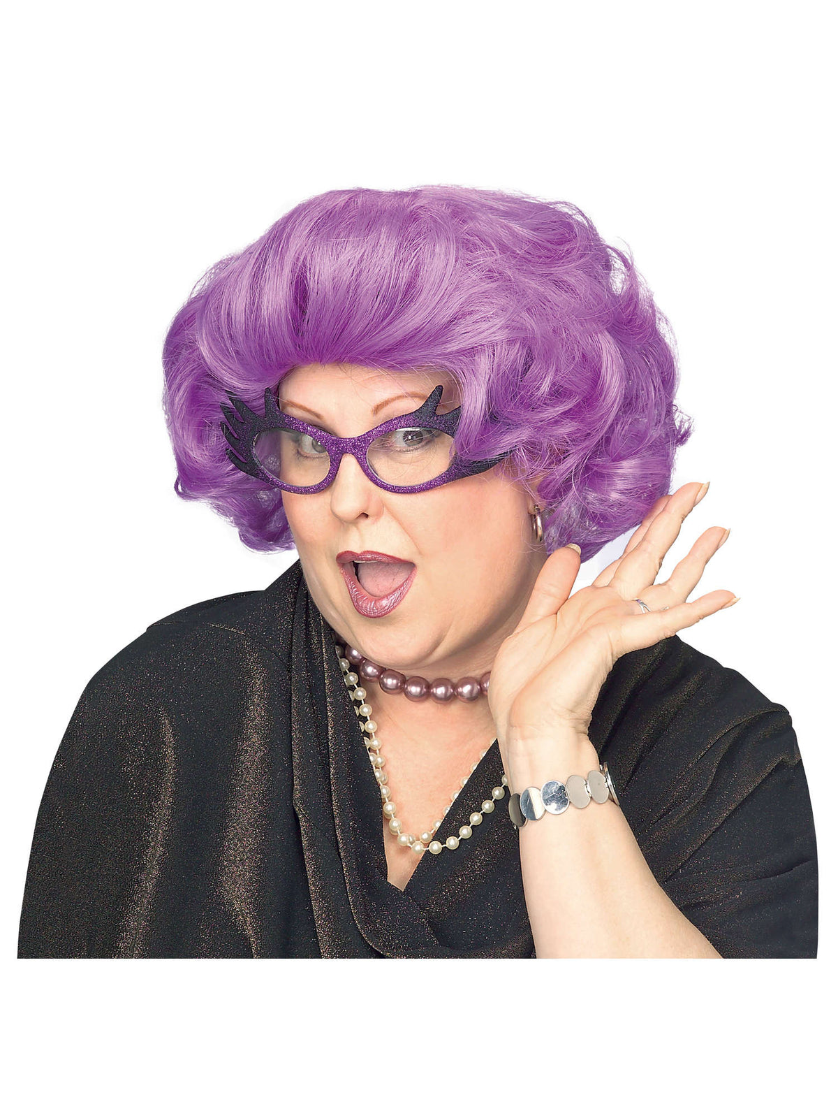 Rubies DAME EDNA The Dame Purple Wig Perücke