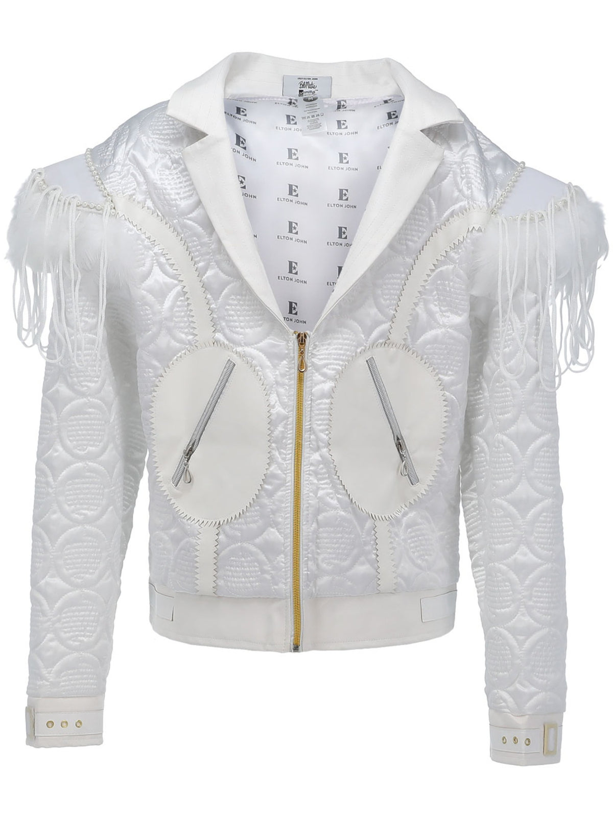 Smiffys Elton John Feather Jacket CS für Herren