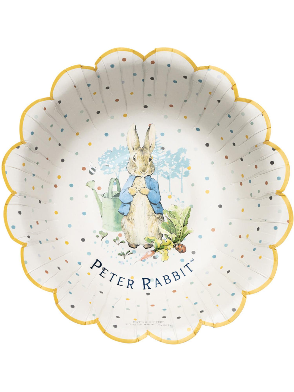 Smiffys Peter Rabbit Classic Tableware Party Bowls x8 PG