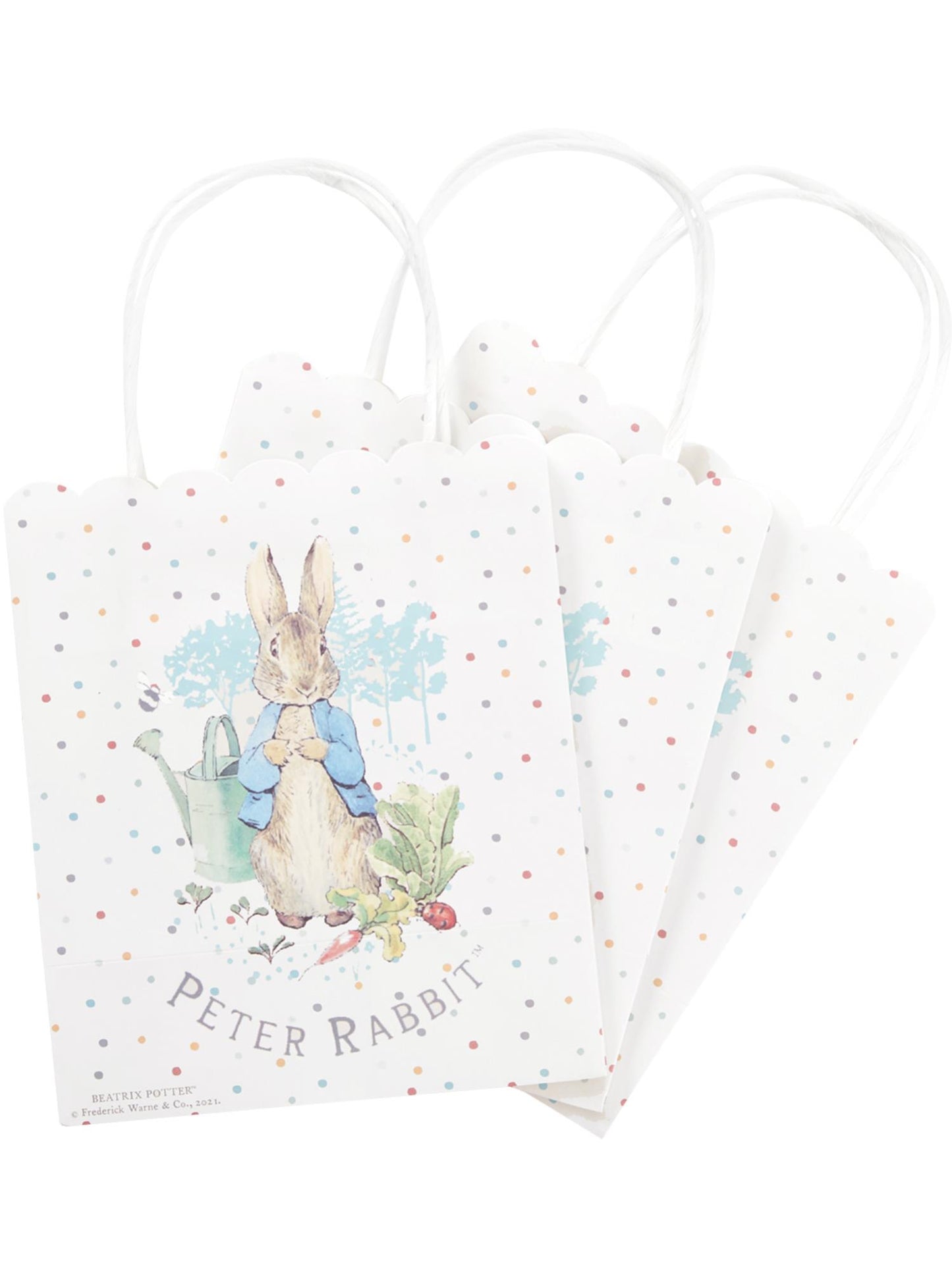 Smiffys Peter Rabbit Classic Party Bags 6 Stück blau