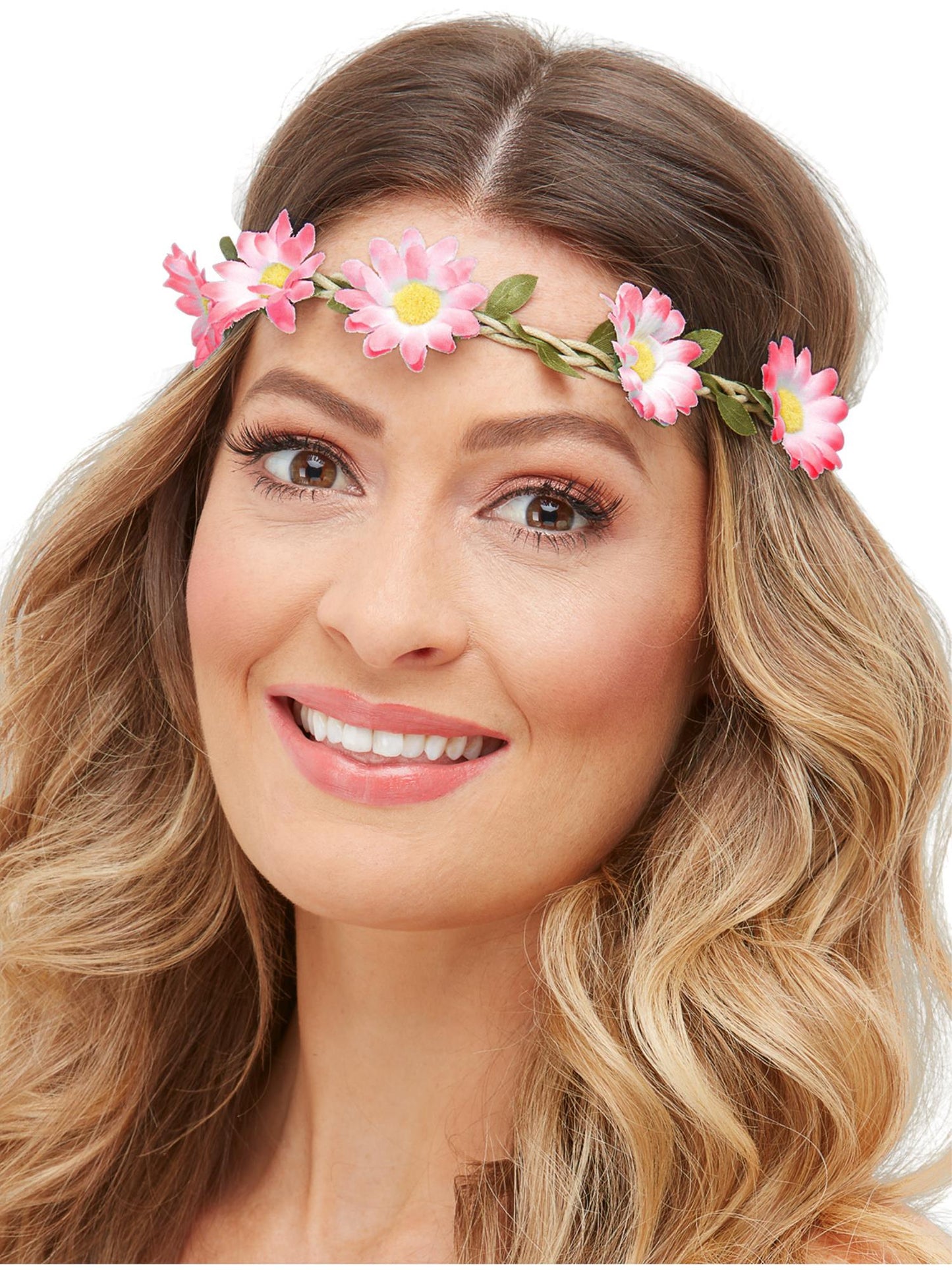 Smiffys Hawaiian/Hippie Daisy Chain Headband, Assorted für Damen