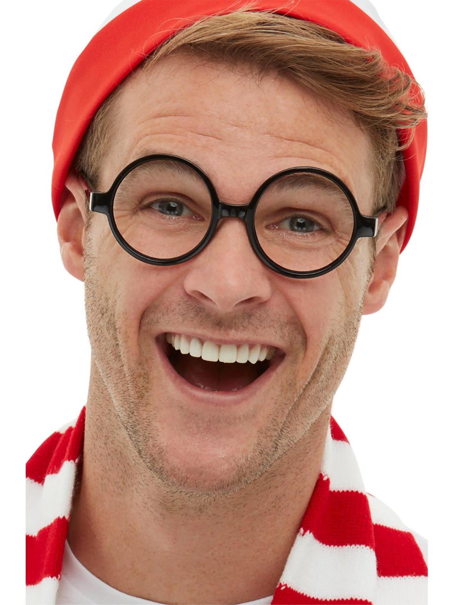 Smiffys Where's Wally Glasses, Black für Unisex