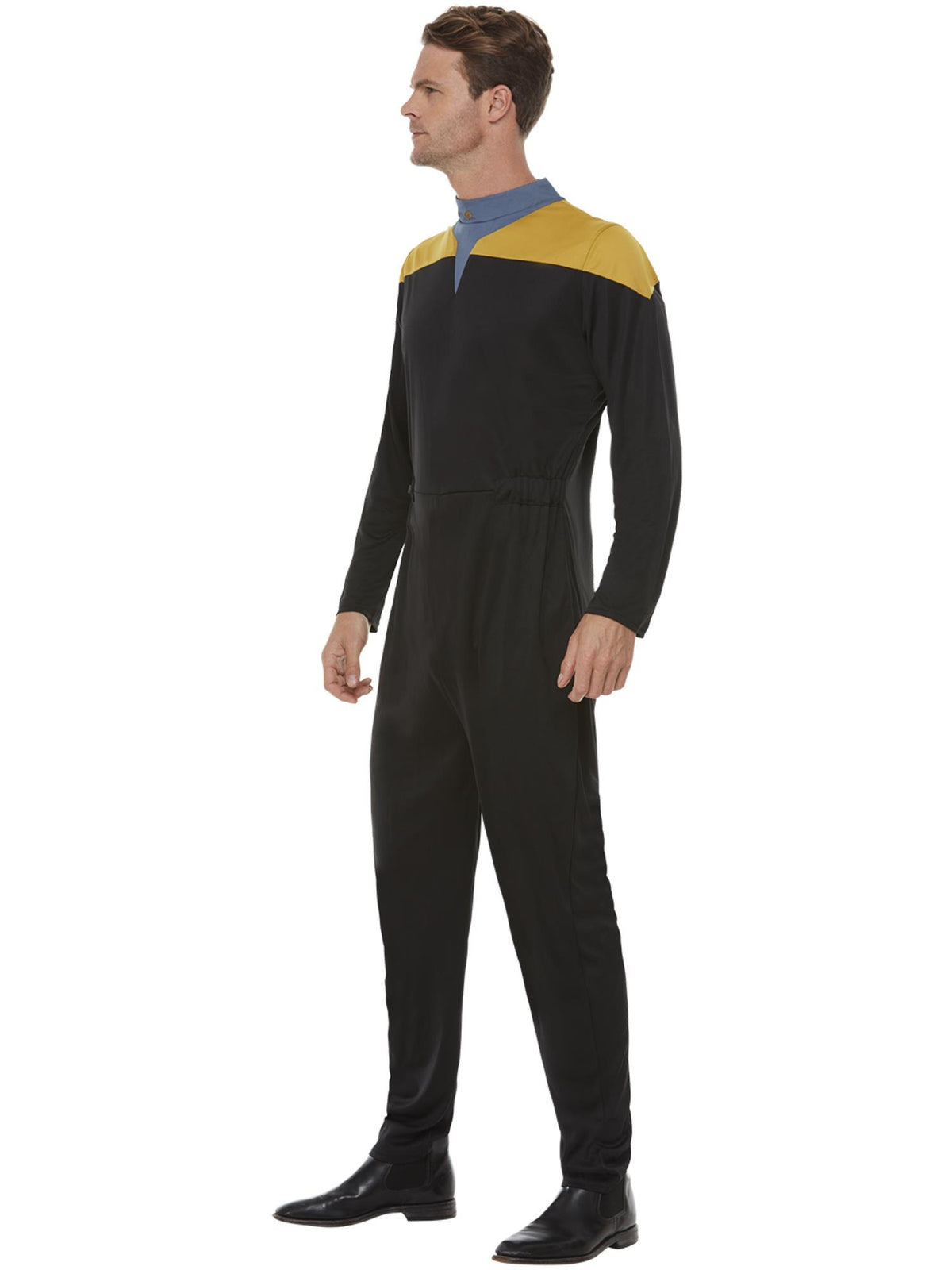 Smiffys HERO Star Trek, Voyager Operations Uniform, Gold & Blac CS für Herren