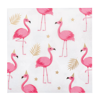 Boland Tischdekoration Flamingo Papierservietten 33 x 33 cm 20 Stück 3-lagig