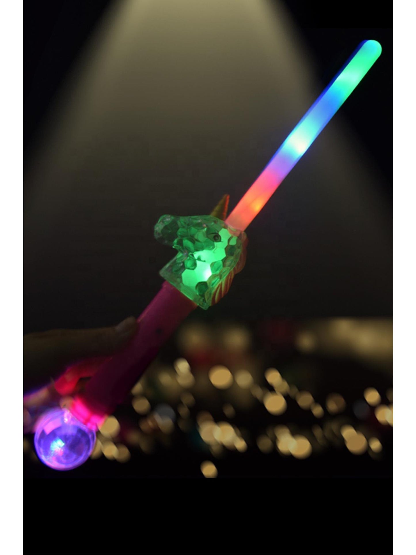 Smiffys LED Light Up Unicorn Wand JN für Unisex