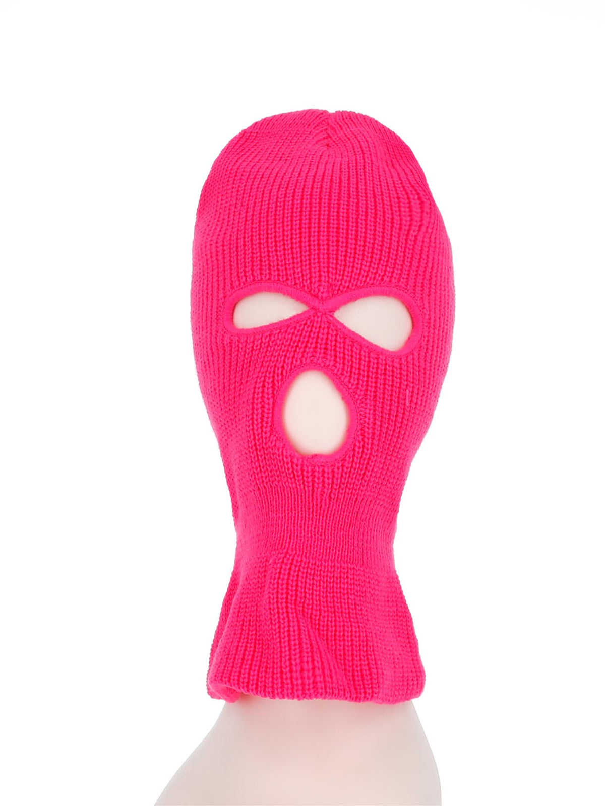 Smiffys ROBBER Balaclava Ski Mask, Neon Pink HA für Unisex