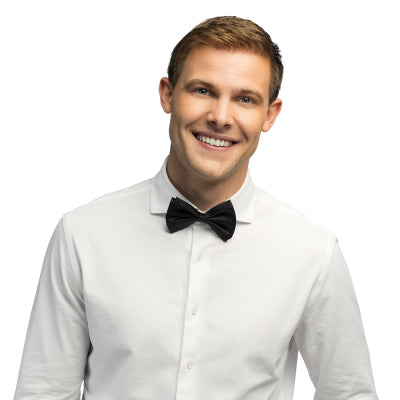 Boland Deluxe Basic Schwarze Fliege für Herren