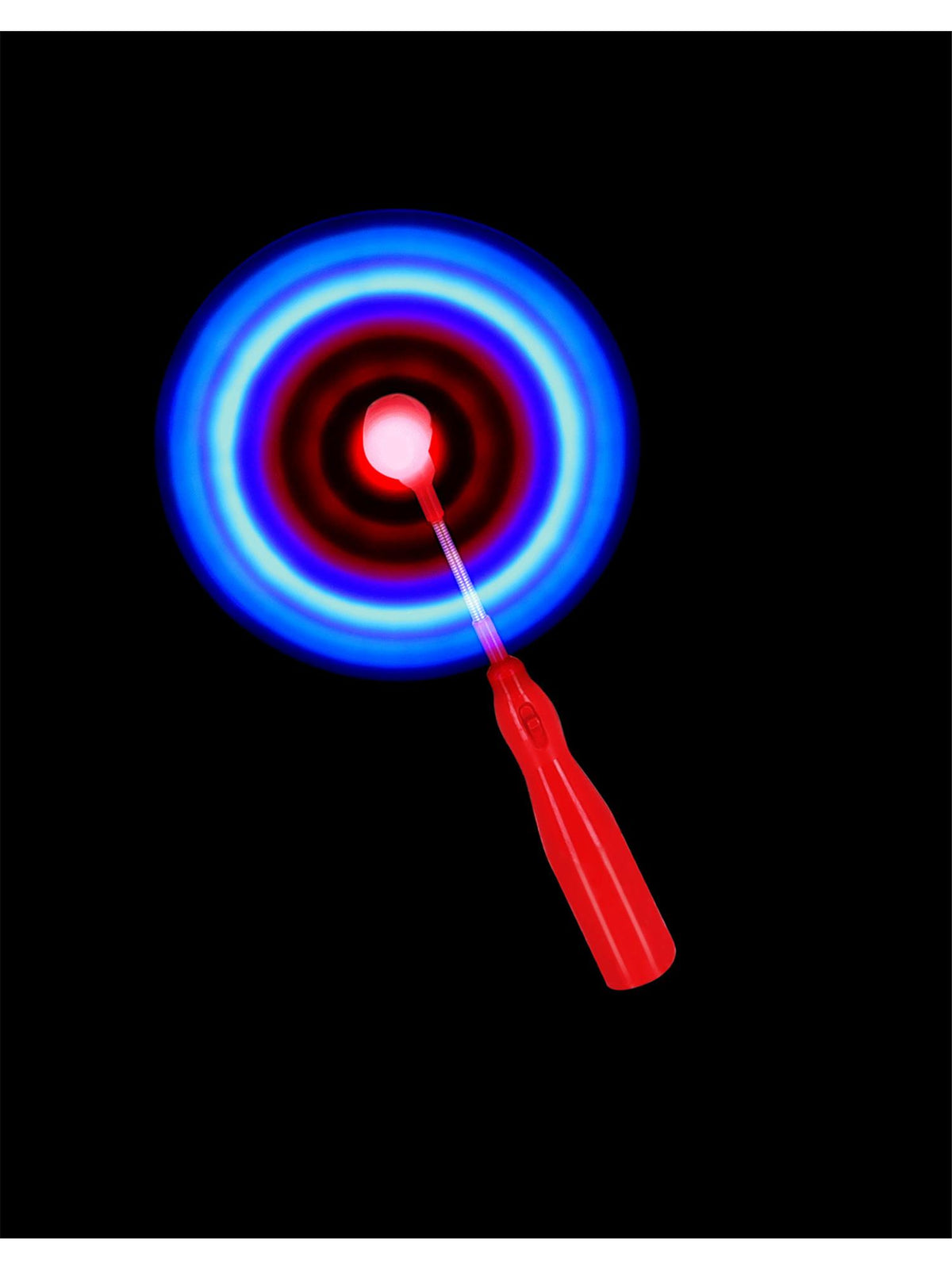 Smiffys 13" LED Light Up Windmill Wand, Red JN für Unisex
