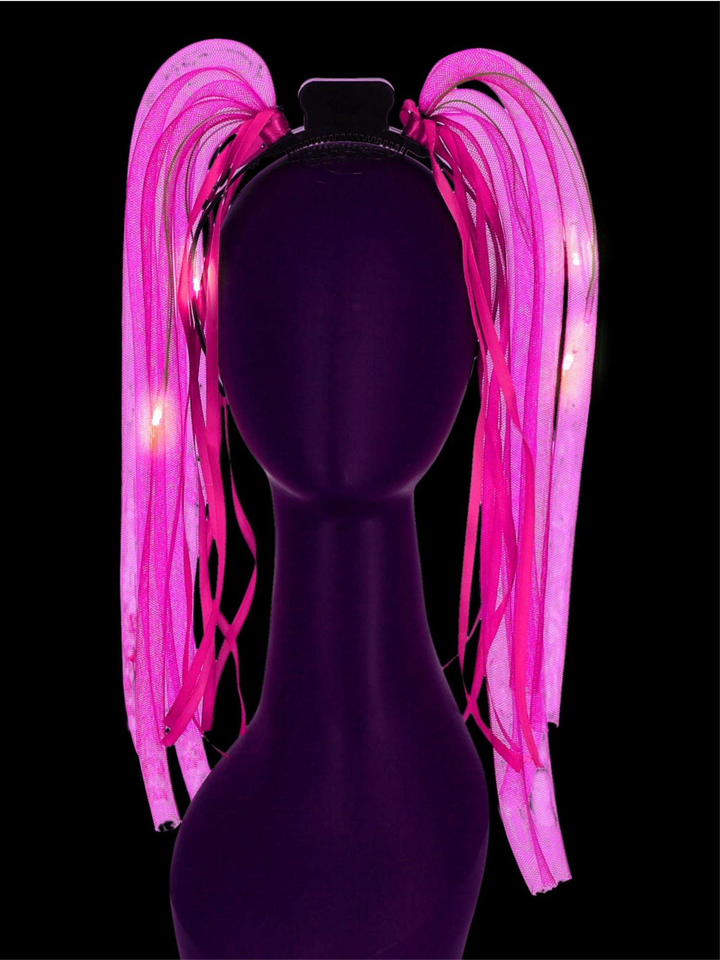 Smiffys LED Light Up Pink Spaghetti Headband JN für Unisex