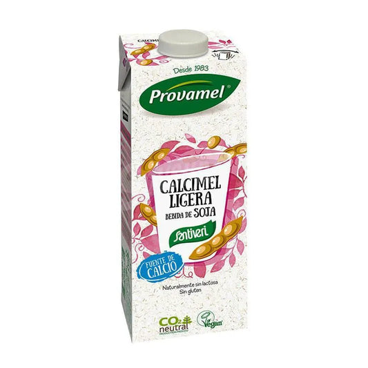 SANTIVERI SANTIVERI Calcimel Ligera Sojagetränk 1 L Packung mit 12 Einheiten Kosmetik