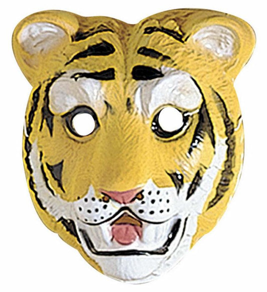 Tiger Maske aus Plastik mit realistischem Design
