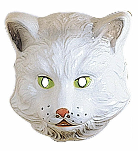 Katzen Maske aus Kunststoff für Fasnacht und Karneval