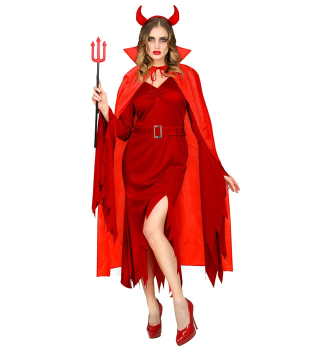 Roter Umhang 130 cm als Kostümzubehör für Fasnacht und Halloween